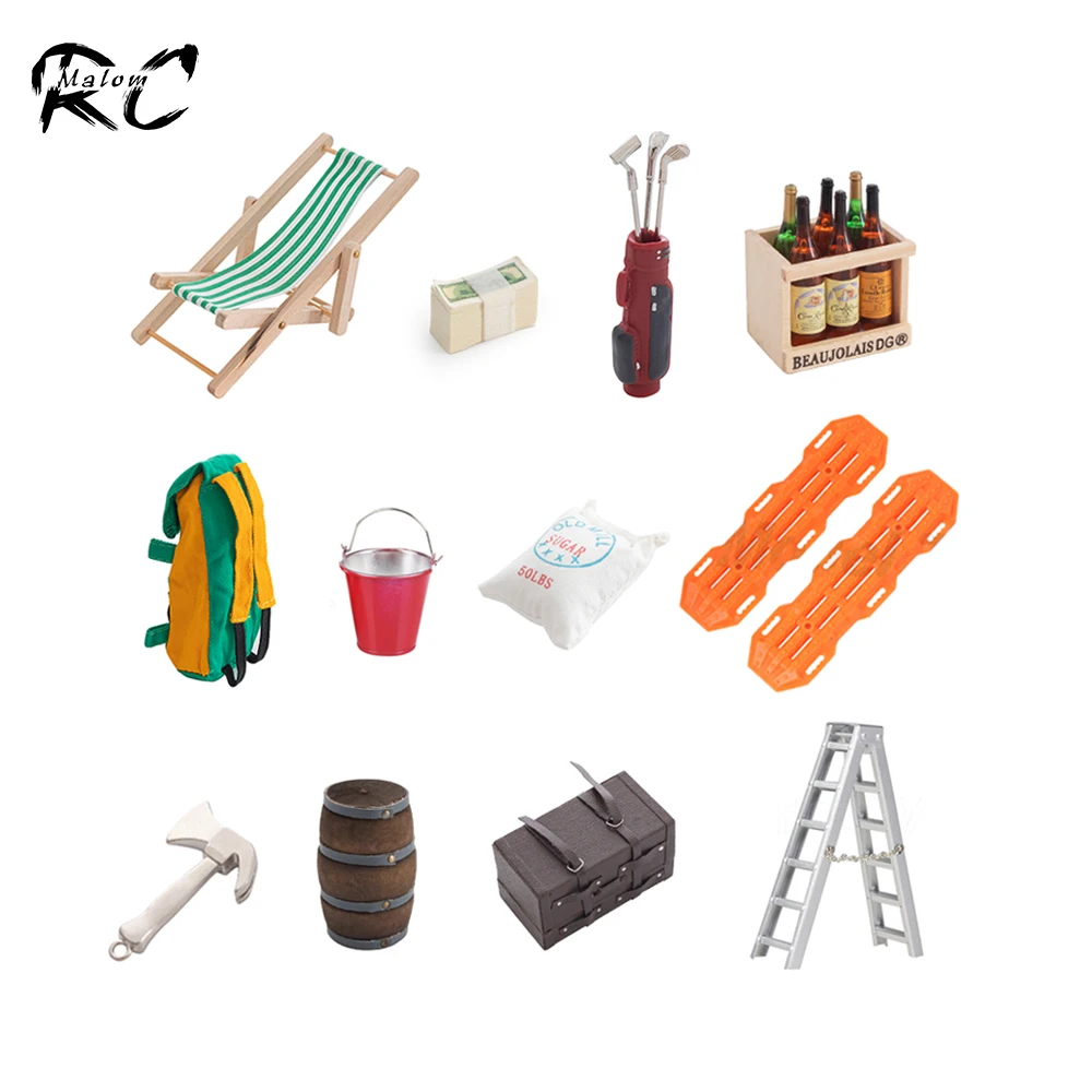 Rc Car Body Shell - 1:10 Scale Decoration Accessories Sand Ladder