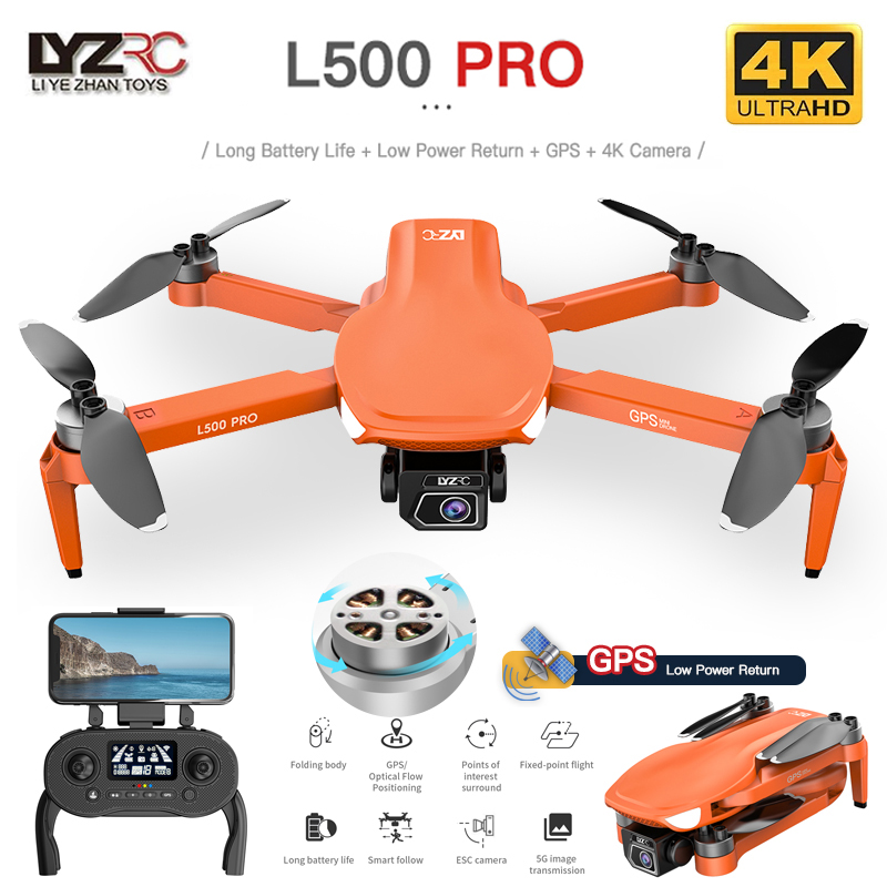 L500 PRO GPS Drone 4K Profesio - Drone Rc Fpv Manual ulasan dan harga