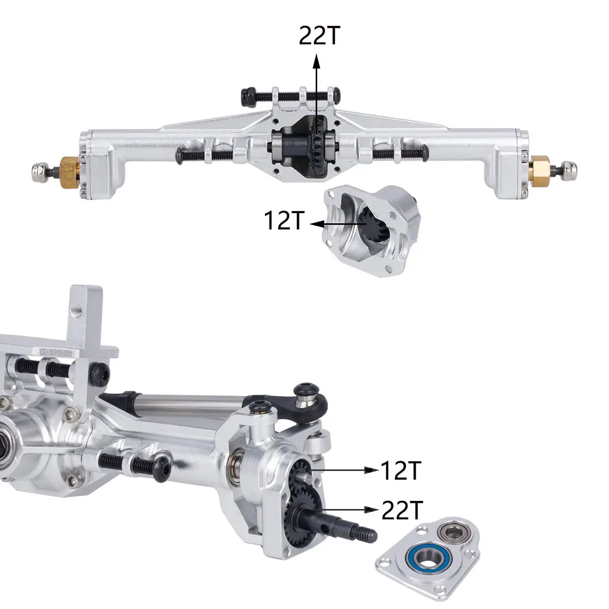Aluminum CNC Portal Axles +10m - Rc Car Body Shell ulasan dan harga