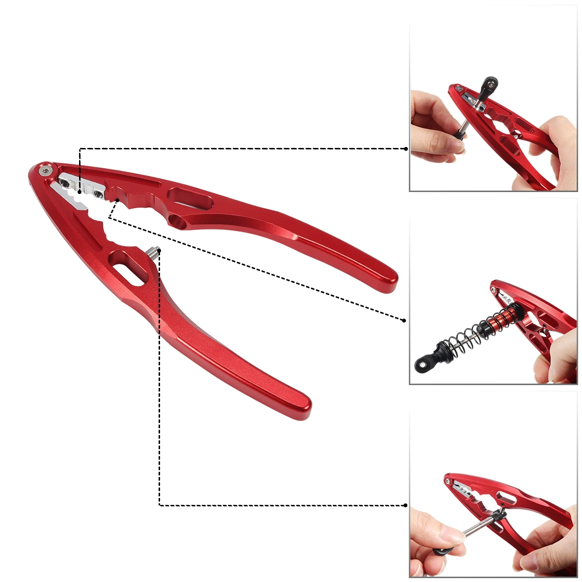 1Pcs Aluminum Pliers Ball Join - Rc Car Body Shell ulasan dan harga