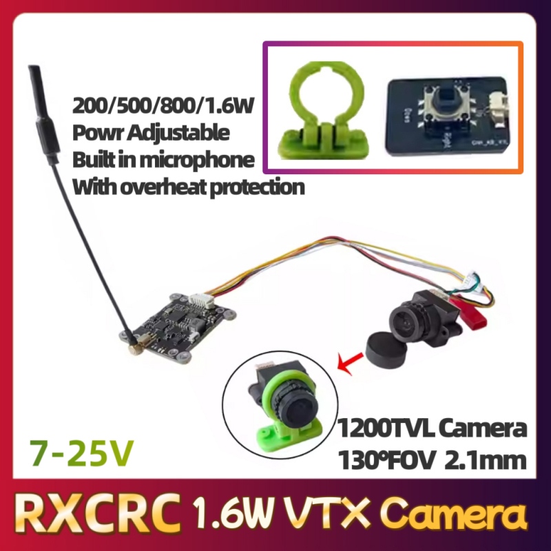 RXCRC 5.8G Module 48CH 1.6W VT - Drone Rc Transmitter And Receiver ulasan dan harga
