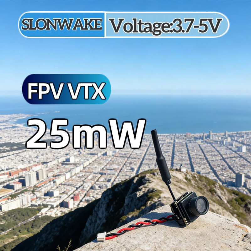SLONWAKE FPV 25mW power simula - Drone Rc Transmitter And Receiver ulasan dan harga