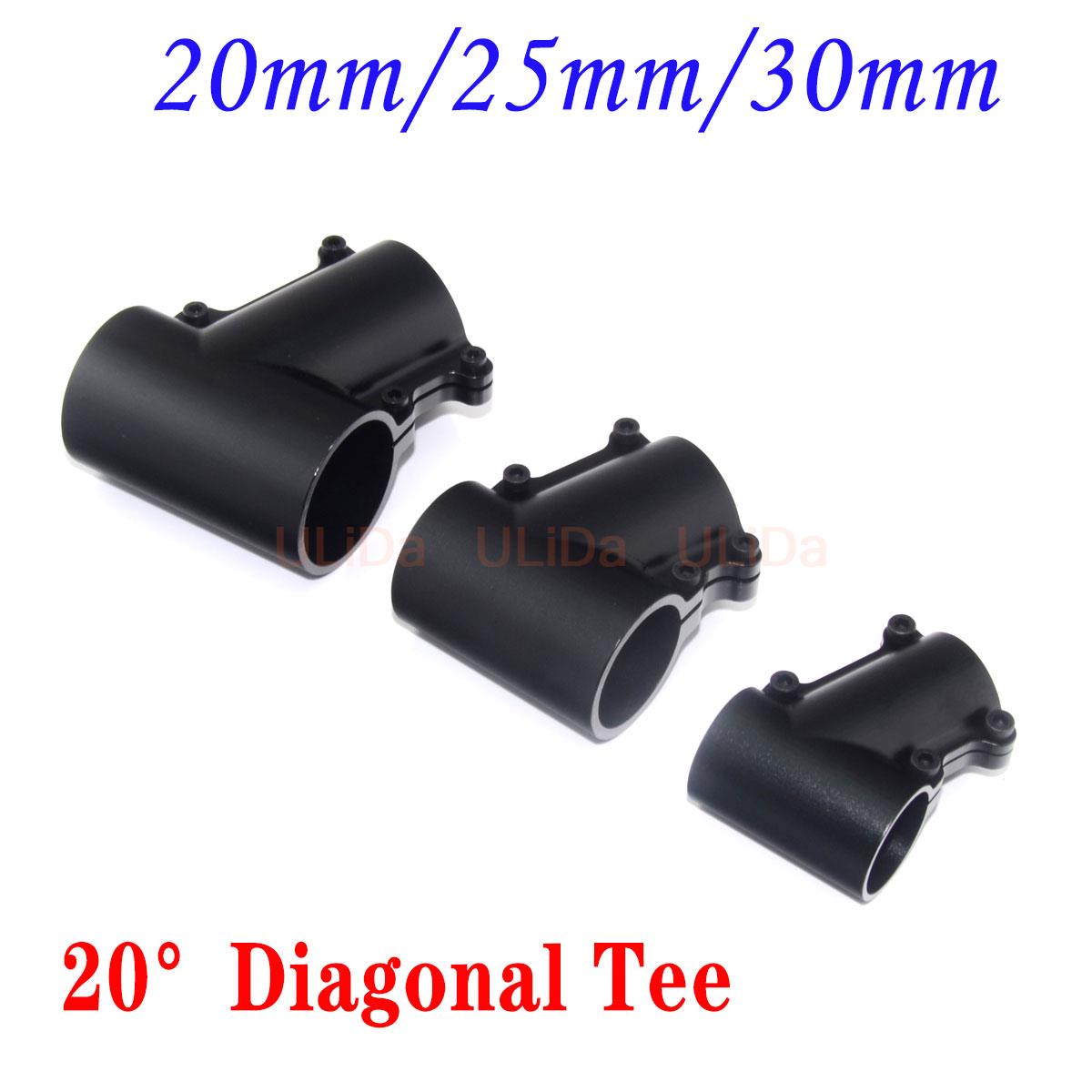 20 25 30mm Tripod Oblique Tee  - Drone Rc Not Connected ulasan dan harga
