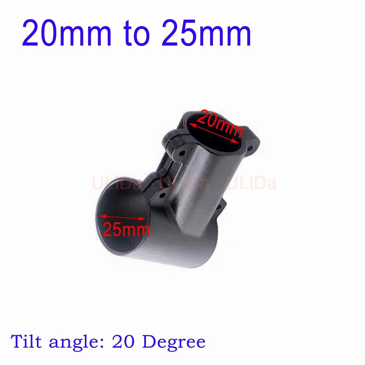 20 25 30mm Tripod Oblique Tee  - Drone Rc Not Connected ulasan dan harga