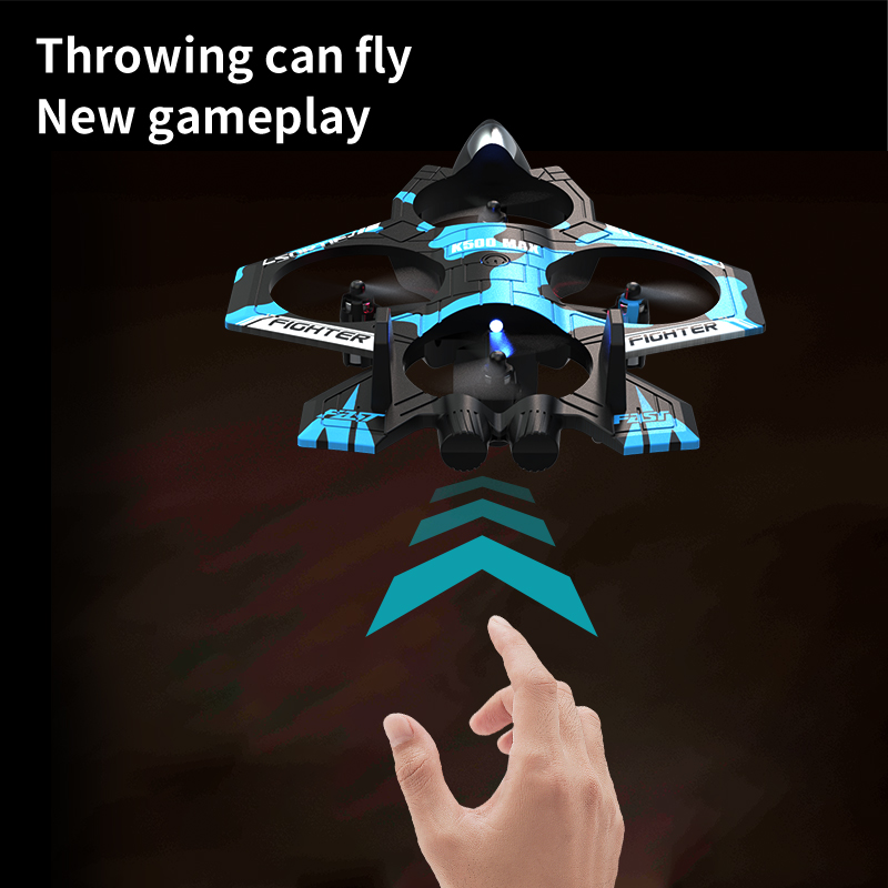 JCMO K500MAX Glider Flying Hel - Drone Rc Fighter Jet ulasan dan harga