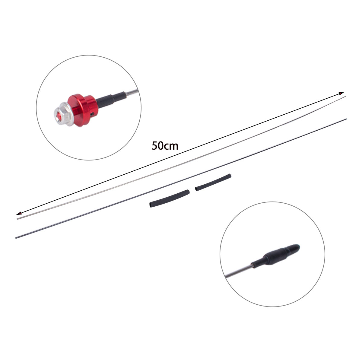 50cm Metal Adjustable Simulati - Rc Car Body Shell ulasan dan harga